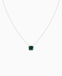 Zambian Lab Emerald / Cushion / 3ct