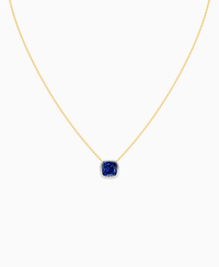 Royal Blue Lab Sapphire / Cushion / 3ct