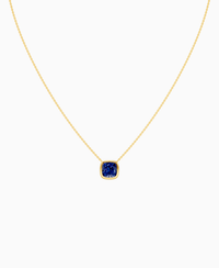Royal Blue Lab Sapphire / Cushion / 3ct