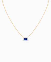 Royal Blue Lab Sapphire / Emerald (EW) / 1.5ct