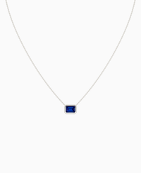 Royal Blue Lab Sapphire / Emerald (EW) / 1.5ct