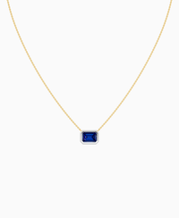 Royal Blue Lab Sapphire / Emerald (EW) / 2.5ct