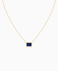 Royal Blue Lab Sapphire / Emerald (EW) / 2.5ct