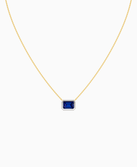 Royal Blue Lab Sapphire / Emerald (EW) / 2.5ct