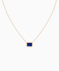Royal Blue Lab Sapphire / Emerald (EW) / 2.5ct