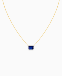 Royal Blue Lab Sapphire / Emerald (EW) / 2.5ct