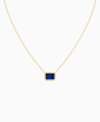 Royal Blue Lab Sapphire / Emerald (EW) / 3ct