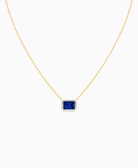 Royal Blue Lab Sapphire / Emerald (EW) / 3ct