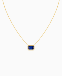 Royal Blue Lab Sapphire / Emerald (EW) / 3ct