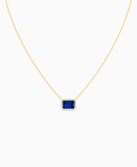 Royal Blue Lab Sapphire / Emerald (EW) / 3ct