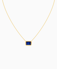 Royal Blue Lab Sapphire / Emerald (EW) / 3ct