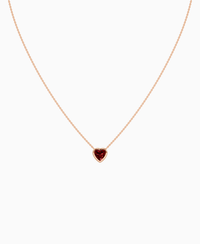 Pigeon Blood Lab Ruby / Heart / 1ct