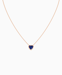 Royal Blue Lab Sapphire / Heart / 1.5ct