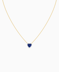 Royal Blue Lab Sapphire / Heart / 1.5ct
