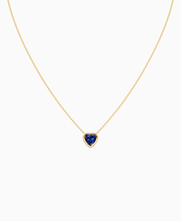 Royal Blue Lab Sapphire / Heart / 1.5ct