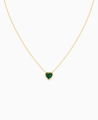 Zambian Lab Emerald / Heart / 1.5ct