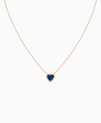 Royal Blue Lab Sapphire / Heart / 1.5ct