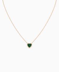 Zambian Lab Emerald / Heart / 1.5ct