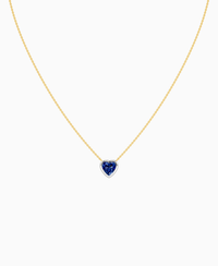 Royal Blue Lab Sapphire / Heart / 1.5ct