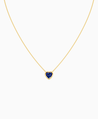 Royal Blue Lab Sapphire / Heart / 1.5ct