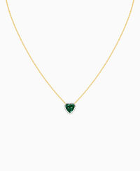 Zambian Lab Emerald / Heart / 1.5ct