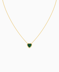 Zambian Lab Emerald / Heart / 1.5ct