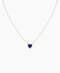 Royal Blue Lab Sapphire / Heart / 1.5ct