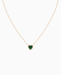 Zambian Lab Emerald / Heart / 1.5ct