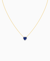 Royal Blue Lab Sapphire / Heart / 1.5ct