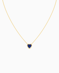 Royal Blue Lab Sapphire / Heart / 1.5ct