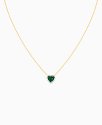 Zambian Lab Emerald / Heart / 1.5ct