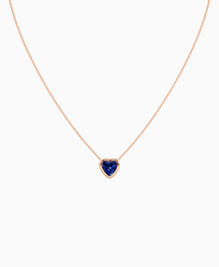Royal Blue Lab Sapphire / Heart / 2ct