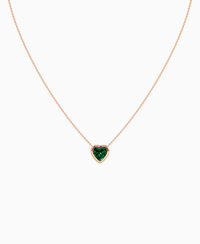 Zambian Lab Emerald / Heart / 2ct