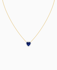 Royal Blue Lab Sapphire / Heart / 2ct