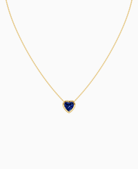 Royal Blue Lab Sapphire / Heart / 2ct
