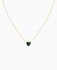 Zambian Lab Emerald / Heart / 2ct
