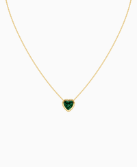 Zambian Lab Emerald / Heart / 2ct