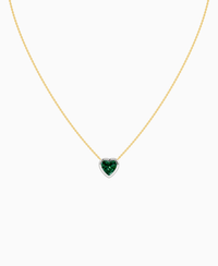 Zambian Lab Emerald / Heart / 2ct