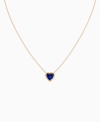 Royal Blue Lab Sapphire / Heart / 2ct