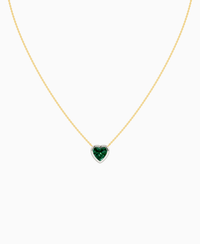 Zambian Lab Emerald / Heart / 2ct