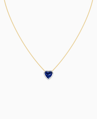 Royal Blue Lab Sapphire / Heart / 2.5ct