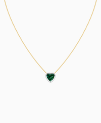 Zambian Lab Emerald / Heart / 2.5ct