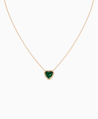 Zambian Lab Emerald / Heart / 2.5ct