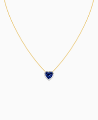 Royal Blue Lab Sapphire / Heart / 2.5ct