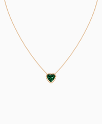 Zambian Lab Emerald / Heart / 2.5ct