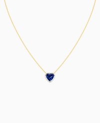 Royal Blue Lab Sapphire / Heart / 2.5ct