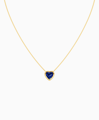 Royal Blue Lab Sapphire / Heart / 2.5ct