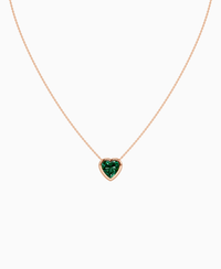 Zambian Lab Emerald / Heart / 3ct