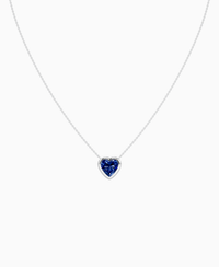 Royal Blue Lab Sapphire / Heart / 3ct