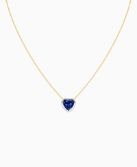Royal Blue Lab Sapphire / Heart / 3ct